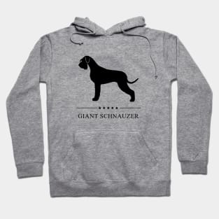 Giant Schnauzer Black Silhouette Hoodie